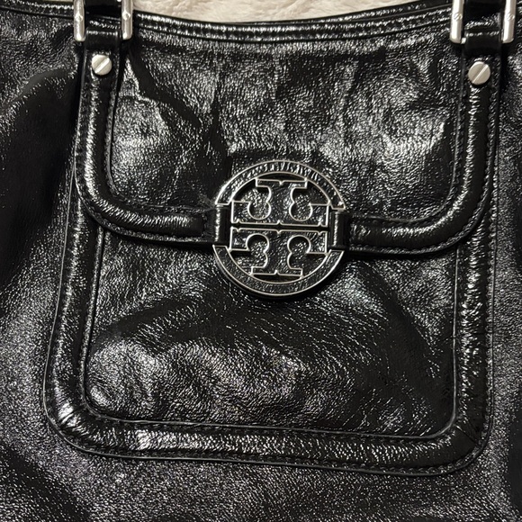 Tory Burch Amanda Black Leather Women's Bag - Picture 3 of 6